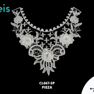 CUELLO PLANO REF:CL667 BLANCO