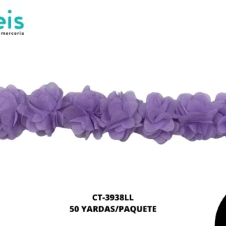GUIPIUR 3D FLOR TULL REF:CT-3938-LILA