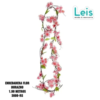 ENREDADERA FLOR DURAZNO 1.90 METROS ROSA