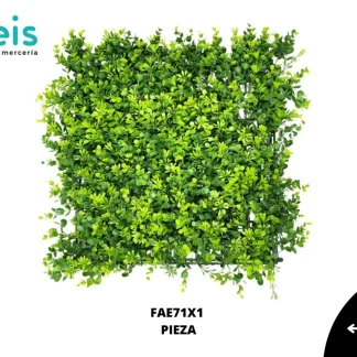FOLLAJE VERDE SINTETICO 1X1 M ANTI-UV REF: FAE71X1