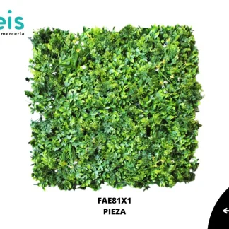 TAPETE VERDE ARTIFICIAL 1X1 M ANTI-UV REF: FAE81X1