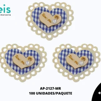 APLICACION YUTE MADERA CORAZONREF: DP-0072 MARINO 100 U/PQT