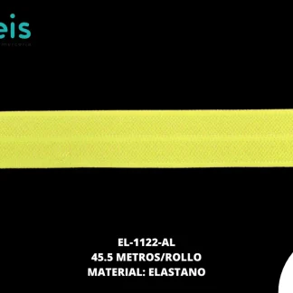 ELASTICO BRILLANTE REF: 1.5CM AMARILLO NEON 45.5 METROS/PAQUETE