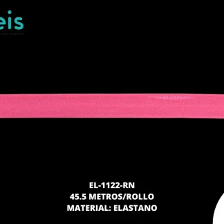 ELASTICO BRILLANTE REF: 1.5CM ROSA NEON 45.5 METROS/PAQUETE