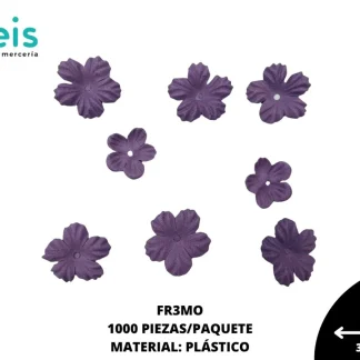 FLOR REMACHE 3.0 CM MORADO