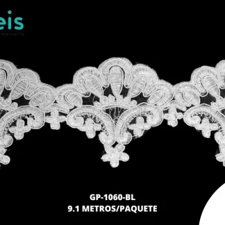 GUIPIUR SEDA DE LECHE CEREMONIAS GP-1060-BL BLANCO 7 CM 9.1 METROS/PAQUETE