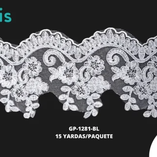 GUIPIUR SEDA DE LECHE CEREMONIAS GP-1281-BL BLANCO 11 CM 15 YARDAS/PAQUETE