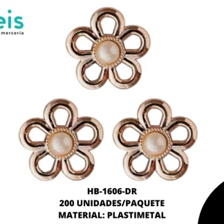 HERRAJE CALZADO REF: A08 DORADO ROSADO 200U/PQT