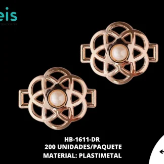 HERRAJE CALZADO REF: A09 DORADO ROSADO 200 U/PQT
