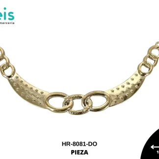 HERRAJE METALICO CADENA 112MM REF: SH-3 DORADO 10 U/PQT