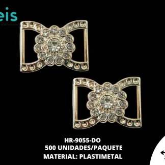 HERRAJE PLASTIMETAL 37MM REF: K160 500U/BOLSA DORADO