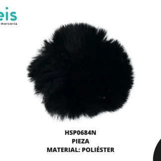 POMPON CONEJO N5 NEGRO