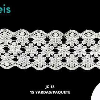GUIPIUR SEDA DE LECHE PLANO JC-18 BLANCO 13 CM 15 YARDAS/PAQUETE