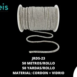 TIRA MEDIA CAÑA JRDS-23 CRISTAL 4MM 50 MTS/ROLLO 50 YDS/R