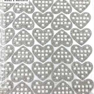PEDRERIA PLANILLAS CORAZON KPA43 24cmX40cm CRISTAL