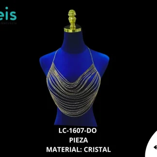 TOP TIRANTES REF: 1607 DORADO
