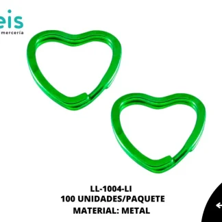 ARGOLLA METAL LLAVERO CZN REF: #1 LIMON100U/PQT