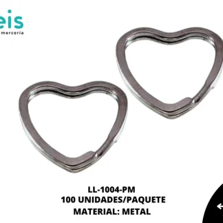 ARGOLLA METAL LLAVERO CZN REF: #1 PLOMO 100U/PQT