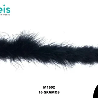 BOA DE MARABU 16G REF: M1602 NEGRO