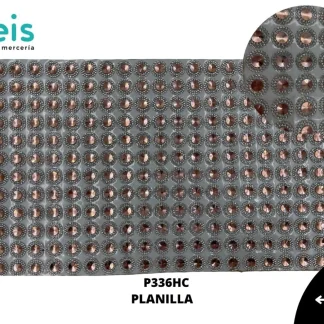 PEDRERIA PLANILLAS CIRCULO P336HC 24cmX40cm CRISTAL/DURAZNO