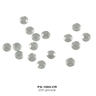 PIEDRA VIDRIO REF: 16SS 4 mm CRISTAL 200 grs/pqt