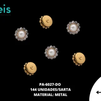 PIEDRA FLOR - PERLA REF: DZP-08 DO CRISTAL 144 U/PQT