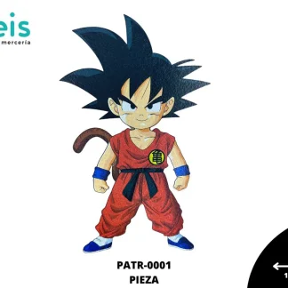 PARCHES DTF GOKU NIÑO PATR-0001 13cmX21.5cm