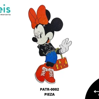 PARCHES DTF MIMI BOLSA ROJA PATR-0002 8cmX14cm