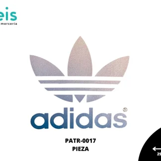 PARCHES DTF ADIDAS PATR-0017 29.5cmX27.5cm AZUL METALICO