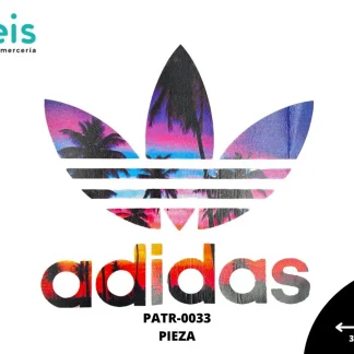 PARCHES DTF ADIDAS ATARDECER PLAYA PATR-0033 30cmX28.5cm