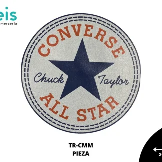 PARCHES DTF CONVERSE ALL STAR CIRCULO A4 PATR-0094 21.5cmX21.5cm