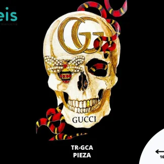 PARCHES DTF GUCCI CALAVERA PATR-0131 16.5cmX31cm