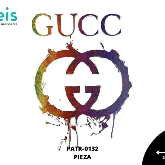 PARCHES DTF GUCCI PATR-0132 23cmX30cm MORADO