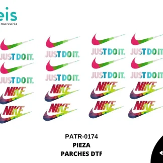 PARCHES DTF GRANDE NIKE PLANILLA JUST DO IT A2 PATR-0174