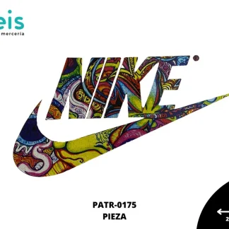 PARCHES DTF NIKE MULTICOLOR GRAFITI PATR-0175 22cmX11cm