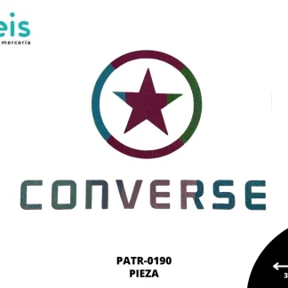 PARCHES DTF CONVERSE A5 PATR-0190 30cmX19cm MULTICOLOR