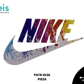 PARCHES DTF NIKE PINTURA DE COLORES A4 PATR-0238 21.5cmX11.5cm MULTICOLOR