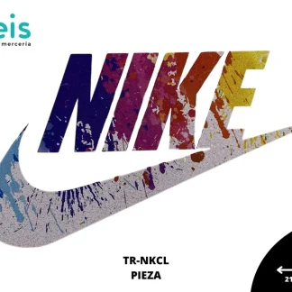 PARCHES DTF NIKE PINTURA DE COLORES A5 PATR-0240 21.5cmX11.5cm