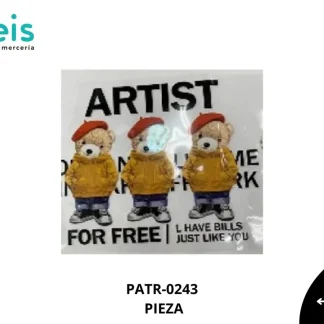 PARCHES DTF OSOS ARIST PATR-0243