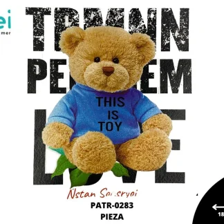 PARCHES DTF OSO THIS IS A TOY PATR-0283 18.5cmX20cm