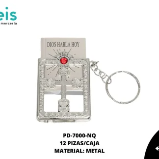 DECORACION HOGAR BIBLIA PD-7000-NQ 37mmX44mm 12 PZ/CAJA NIQUEL