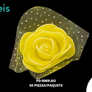 FLOR FOAMMY 4.5CM REF:PB-3 AMARILLO 50U/PQT