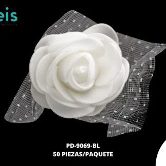 FLOR FOAMMY 4.5CM REF:PB-3 BLANCO 50U/PQT
