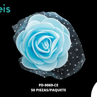 FLOR FOAMMY 4.5CM REF:PB-3 CIELO 50U/PQT
