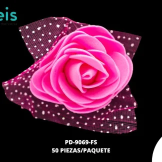 FLOR FOAMMY 4.5CM REF:PB-3 FUCSIA 50U/PQT