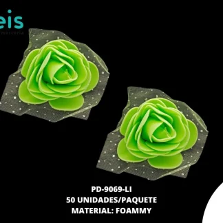 FLOR FOAMMY 4.5CM REF:PB-3 LIMÓN 50U/PQT