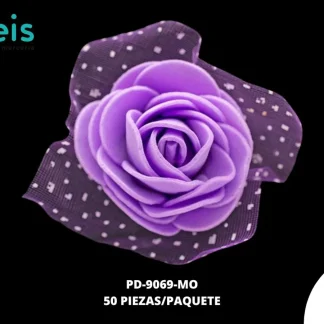 FLOR FOAMMY 4.5CM REF:PB-3 MORADO 50U/PQT