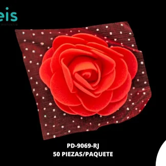 FLOR FOAMMY 4.5CM REF:PB-3 ROJO 50U/PQT
