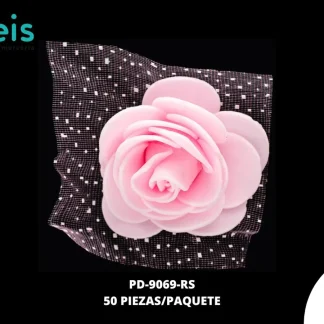 FLOR FOAMMY 4.5CM REF:PB-3 ROSA 50U/PQT