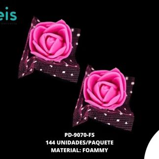 FLOR FOAMMY 2.5CM REF:403 FUCSIA 144U/PQT